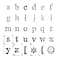Medium Lowercase Alphabet Wood Stamp Set by Recollections&#x2122;